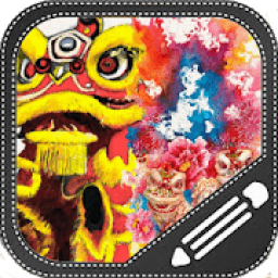 Lion Dance Photo Editor आइकन