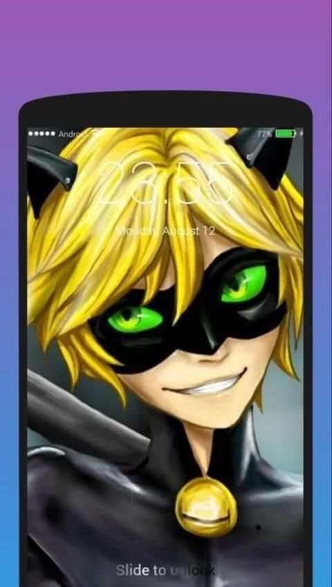 Wallpaper Ladybug Noir screenshot 2