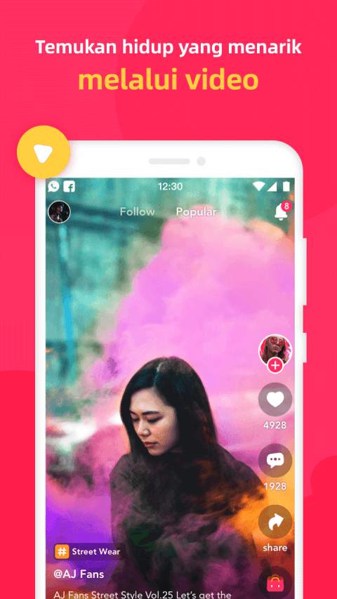 Vseek - video pendek & penawaran menarik screenshot 5