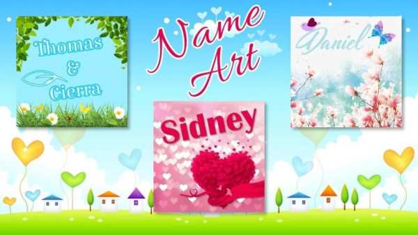 Name Art - Dp And Status स्क्रीनशॉट 1