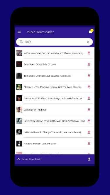 All Mp3 Music Download & Music Downloader स्क्रीनशॉट 3