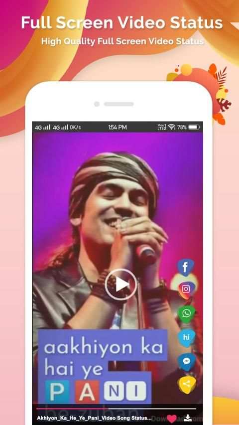 Video Status स्क्रीनशॉट 1