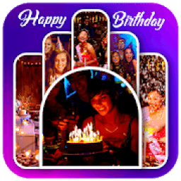 Birthday Slideshow With Song आइकन