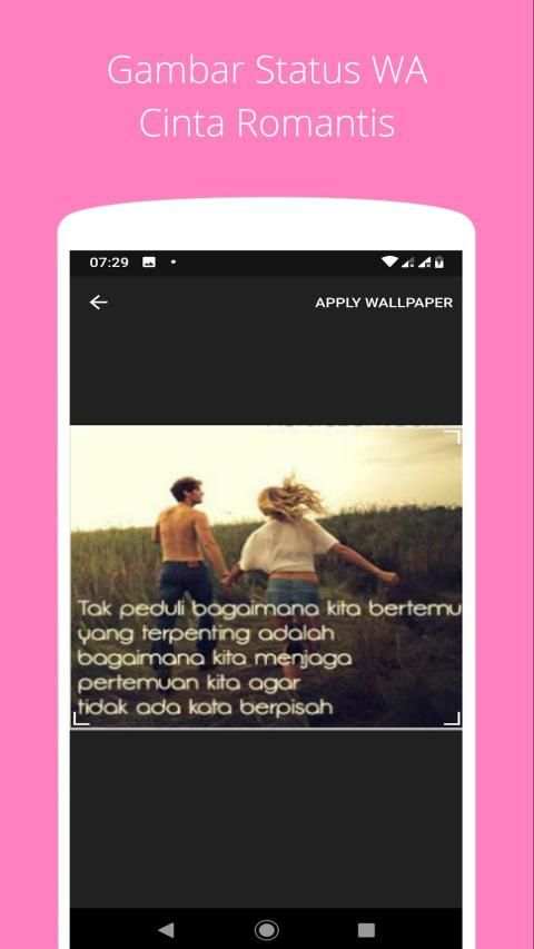 Gambar Status WA Cinta Romantis screenshot 3