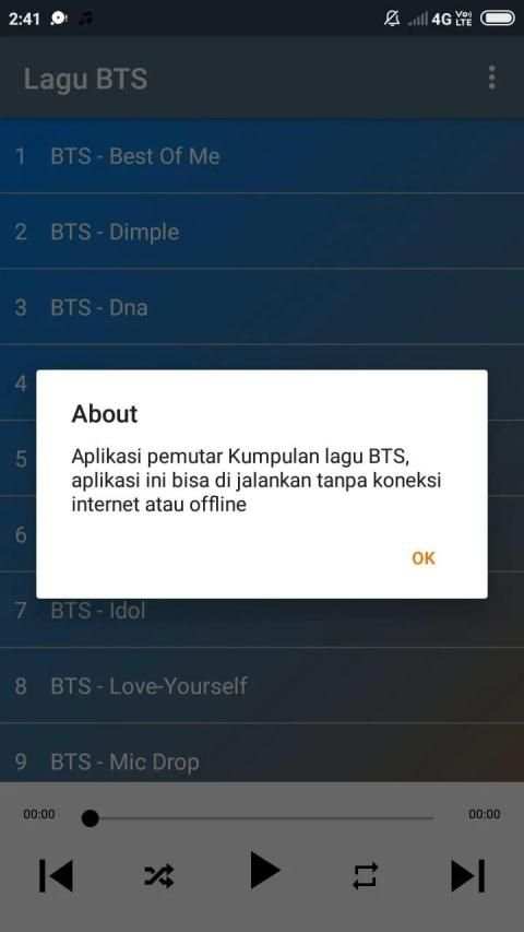 Lagu BTS screenshot 1