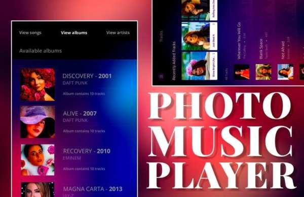 Photo Music Player screenshot 1