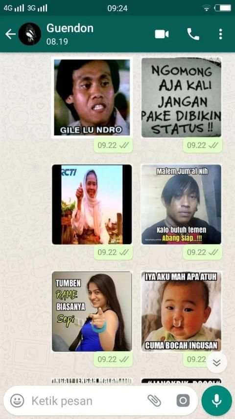 Meme Perang Gambar Lucu Stiker WA screenshot 9