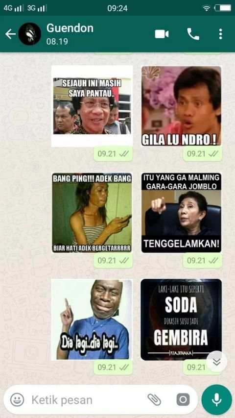 Meme Perang Gambar Lucu Stiker WA screenshot 13