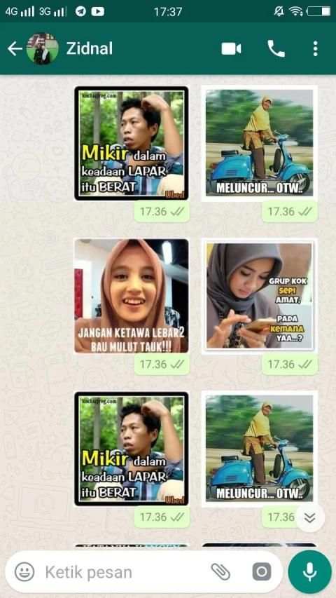 Meme Perang Gambar Lucu Stiker WA screenshot 8