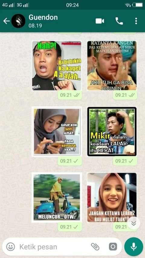 Meme Perang Gambar Lucu Stiker WA screenshot 14