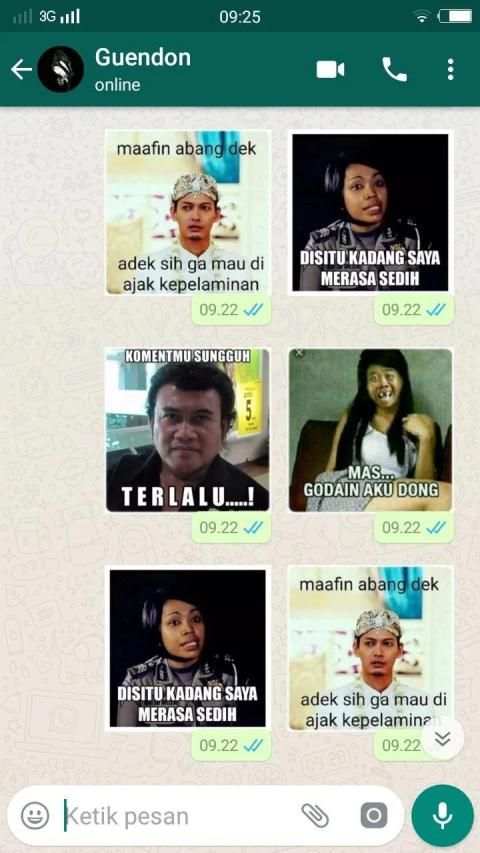 Meme Perang Gambar Lucu Stiker WA screenshot 12