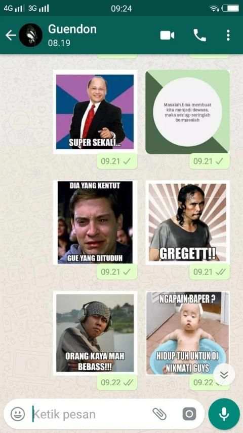 Meme Perang Gambar Lucu Stiker WA screenshot 15