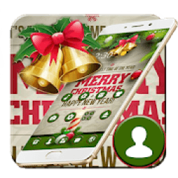 Merry Christmas Golden Bell Theme आइकन