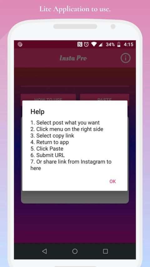InstaPro स्क्रीनशॉट 1