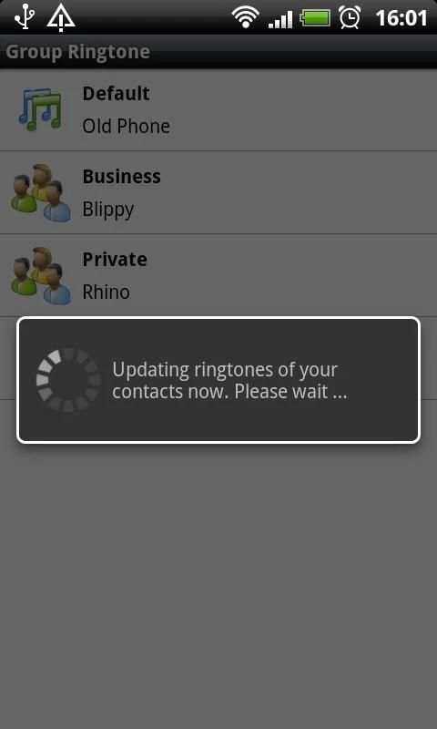 Group Ringtone Lite screenshot 2