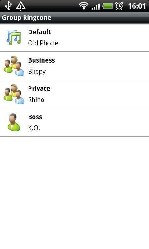 Group Ringtone Lite screenshot 4
