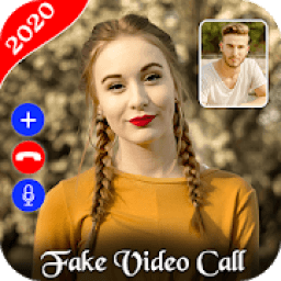 Fake Video Call : Girlfriend FakeTime prank आइकन
