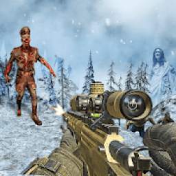 Combat Strike: Zombie Shooting Snow Battleground