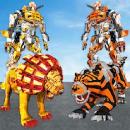 Ultimate Robot Lion Vs Tiger Robot Transform