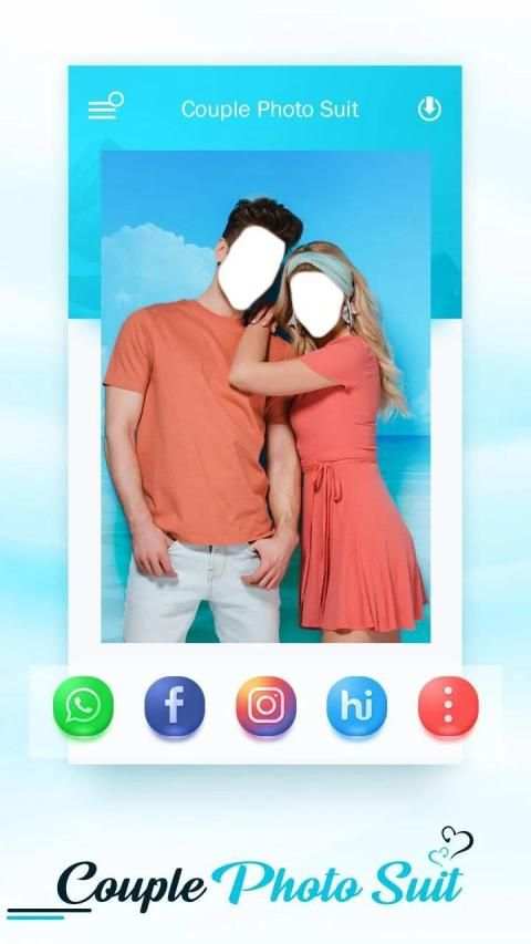 Couple Photo Suit скриншот 1