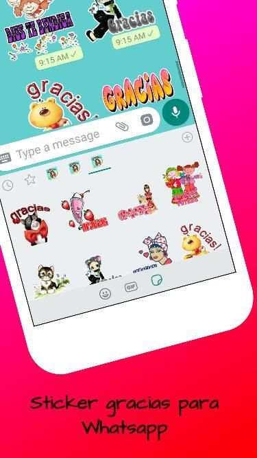 Sticker de Gracias para Whatsapp screenshot 3