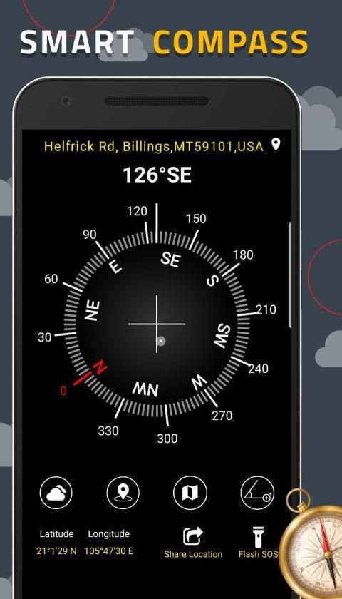 Digital Compass for Android screenshot 4