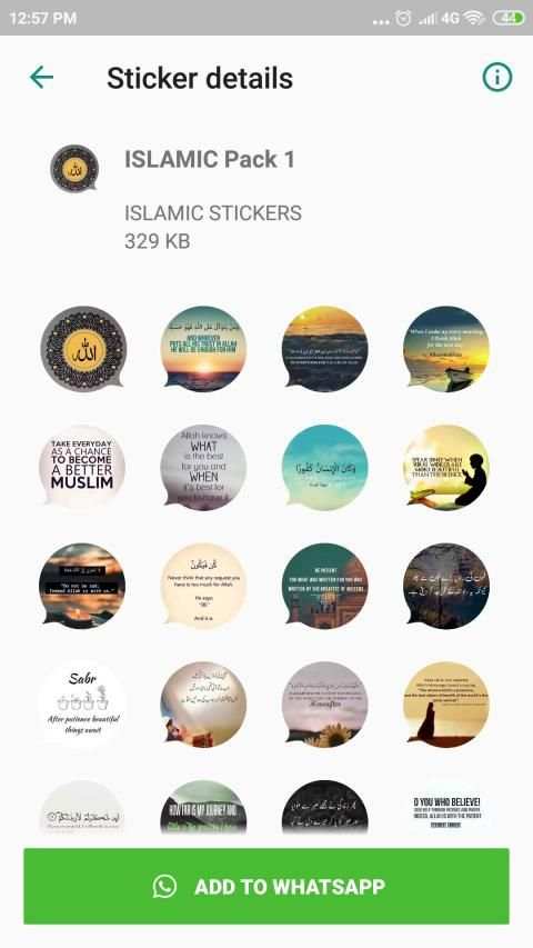 ISLAMIC Stickers for Whatsapp - WAStickerApp screenshot 6