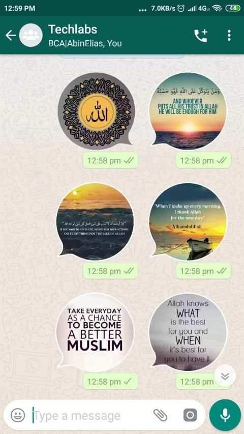 ISLAMIC Stickers for Whatsapp - WAStickerApp screenshot 5
