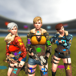 Paintball Girls Arena Shooting 3D icon
