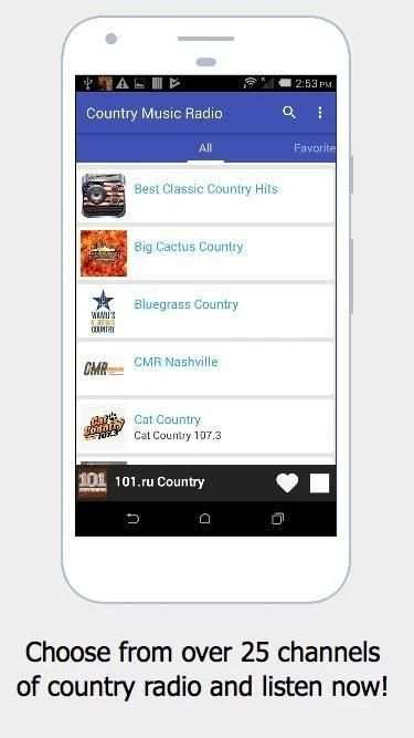 Country Music Radio Free स्क्रीनशॉट 5