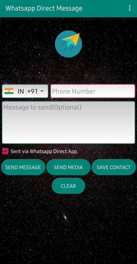 DirectMessage to WA -Directchat to unknown contact screenshot 3