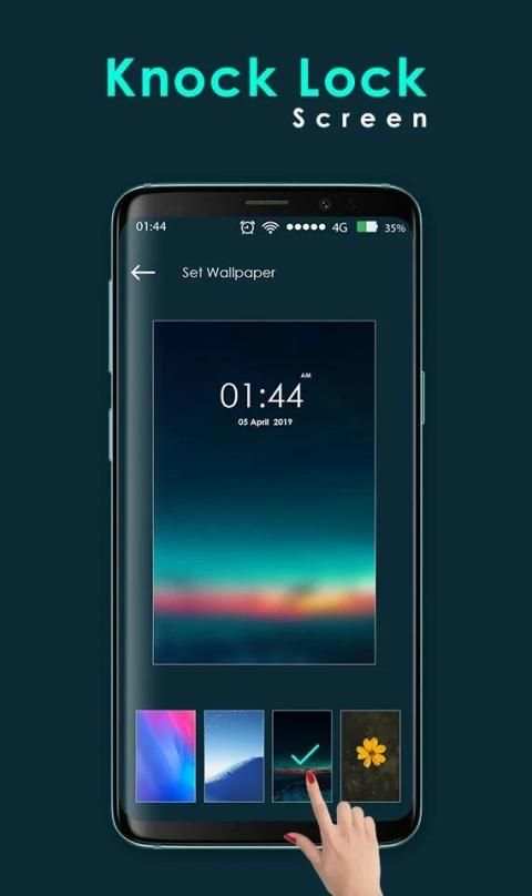 Knock Lock Screen - Knock Lock स्क्रीनशॉट 1