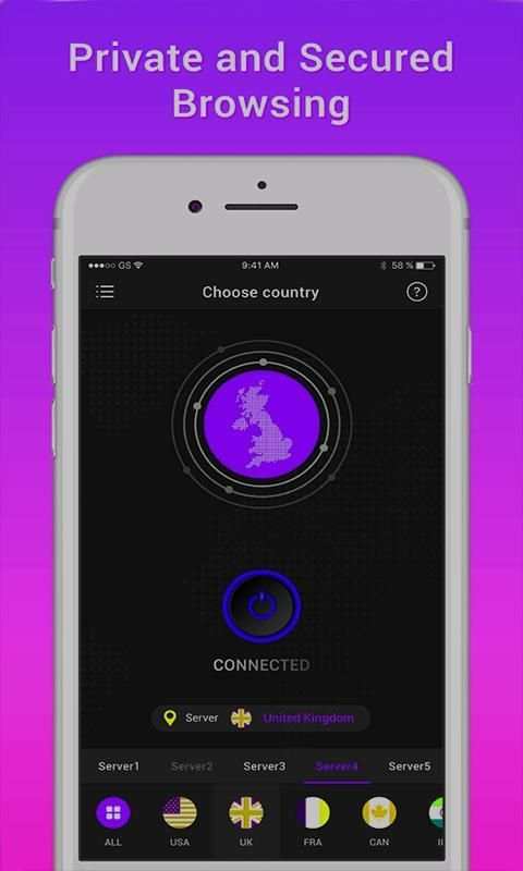 HOT Turbo VPN - Unlimited Free & Fast Proxy VPN screenshot 2