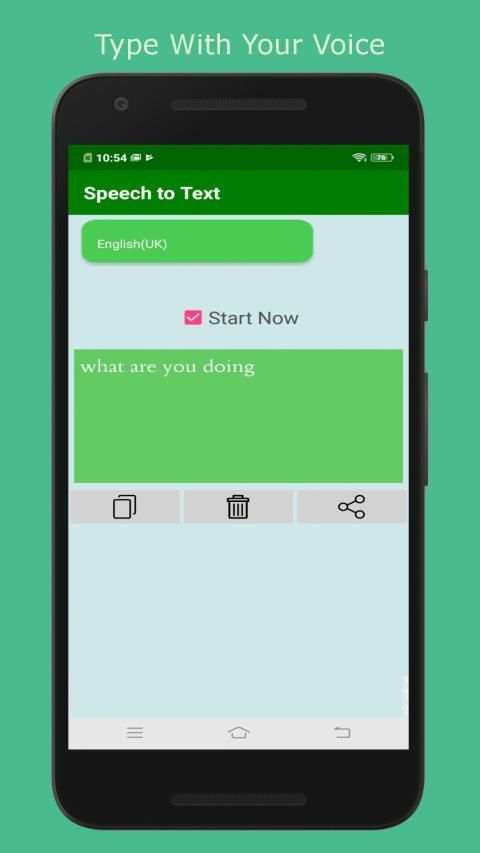 Speech To Text converter - Voice Notes Typing App screenshot 4