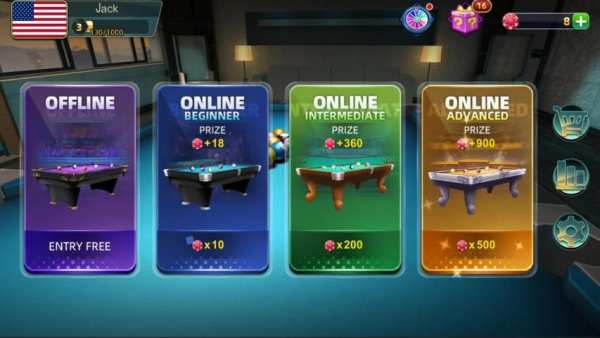 Pool Ball 3D - 8 Ball Billiards स्क्रीनशॉट 1