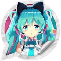 Hatsune Miku Stickers For Whatsapp - WAStickerApps