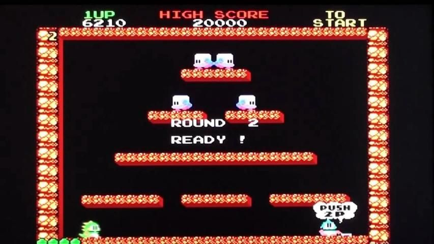 Bubble Bobble Game 8 bits स्क्रीनशॉट 1