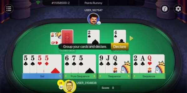 Indian Rummy स्क्रीनशॉट 1
