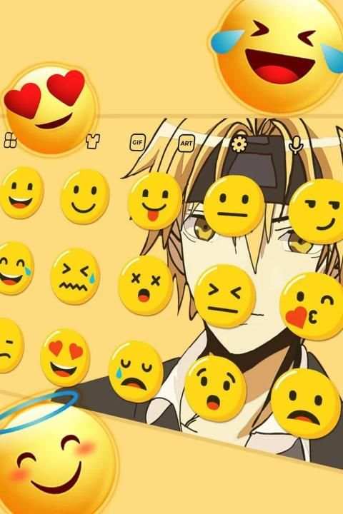 Anime Boy Keyboard स्क्रीनशॉट 3