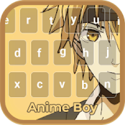 Anime Boy Keyboard आइकन