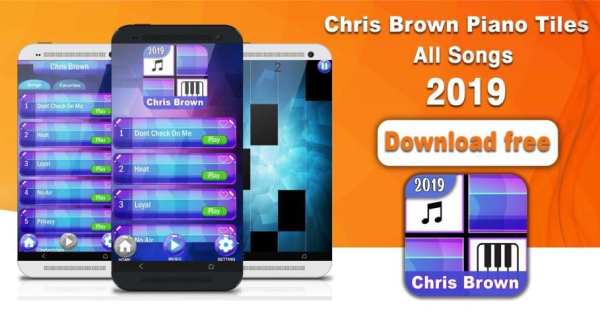 Chris Brown Piano Tiles 2019 screenshot 1