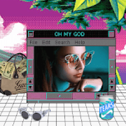 ikon Glitch Frame Photo Editor