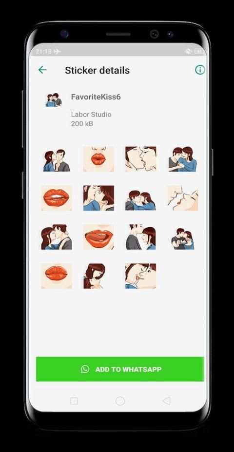 The Best Kiss Sticker for Whatsapp screenshot 5