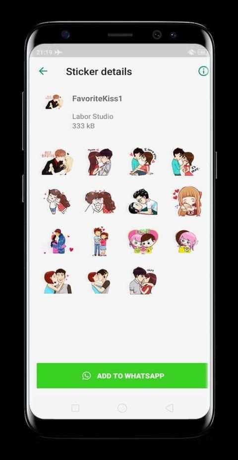 The Best Kiss Sticker for Whatsapp screenshot 1