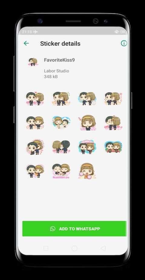 The Best Kiss Sticker for Whatsapp screenshot 6