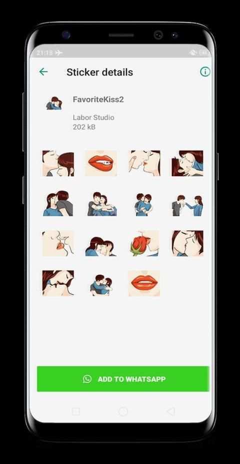 The Best Kiss Sticker for Whatsapp screenshot 3