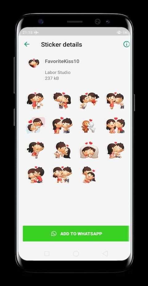 The Best Kiss Sticker for Whatsapp screenshot 2
