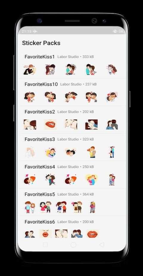 The Best Kiss Sticker for Whatsapp screenshot 7