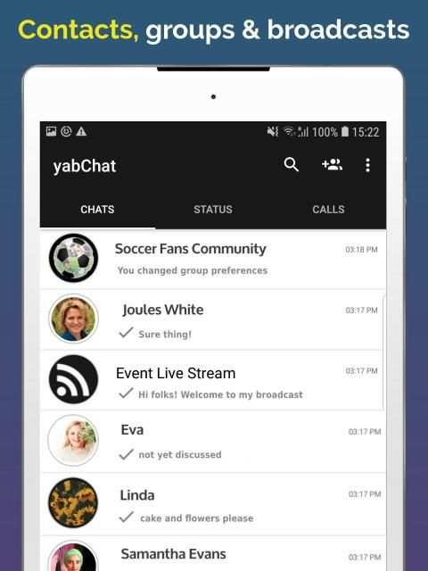 yabChat Messenger स्क्रीनशॉट 13