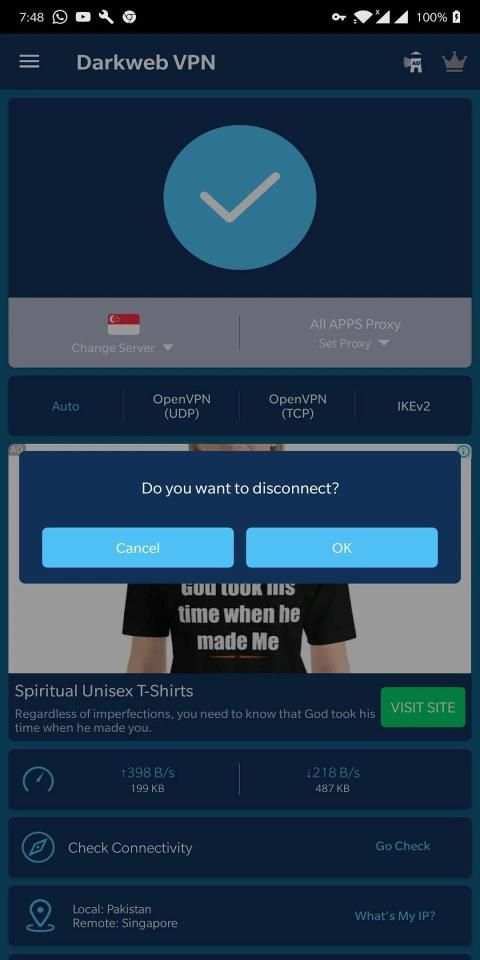 Darkweb VPN screenshot 2